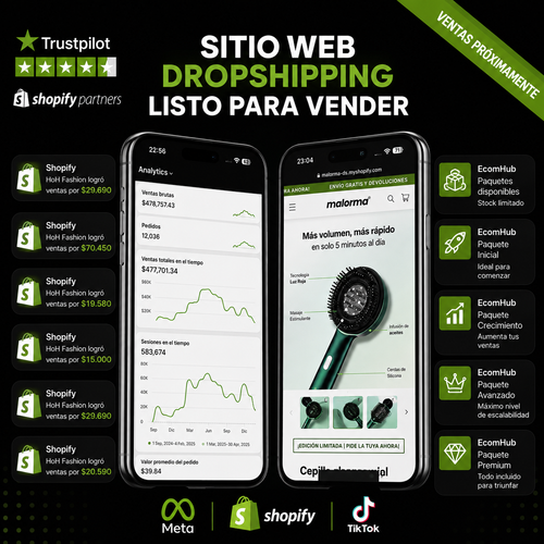 Web preconstruida + guía